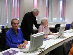 Senioren am Computer